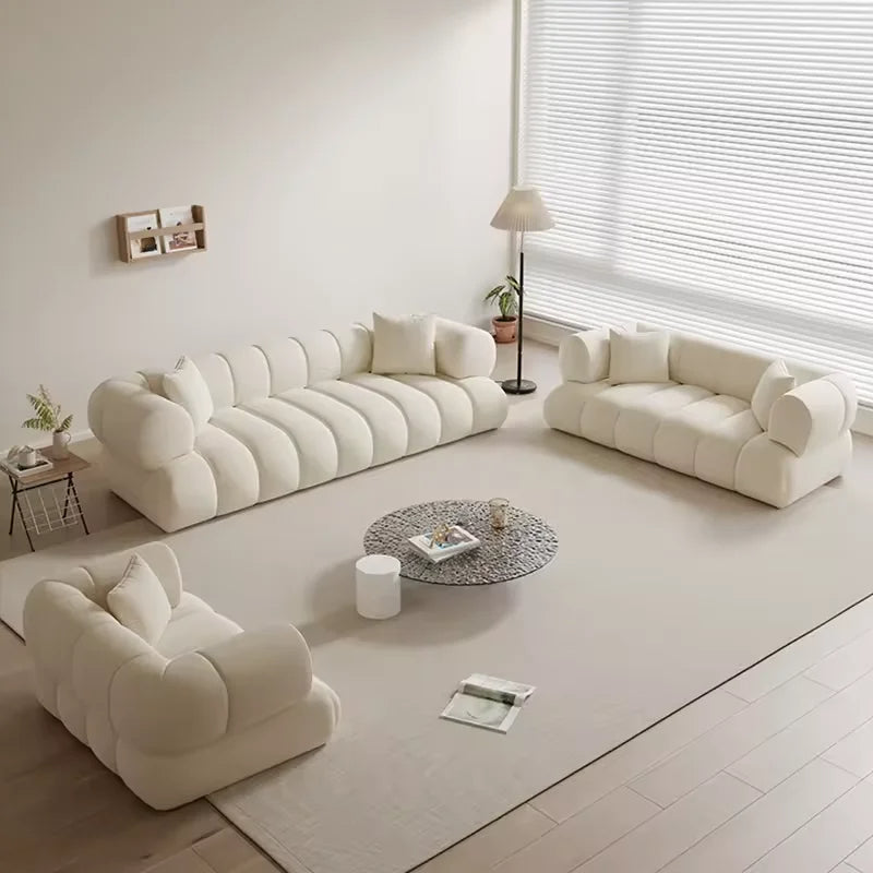 Italian Luxury Sofa Set Deluxe Living Room