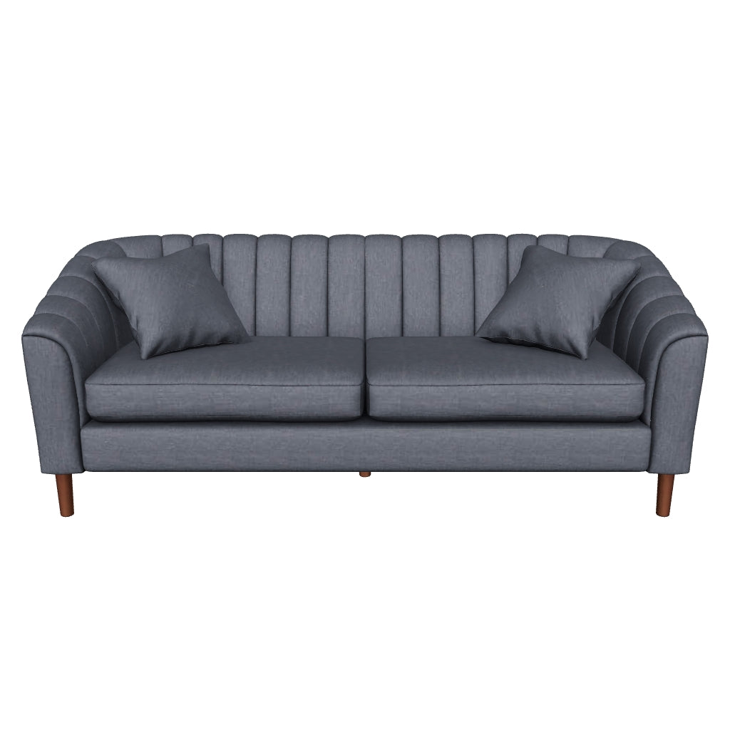 Modern Jeannie Contemporary Fabric 3 Seater Sofa