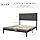 Queen Upholstered Platform Bed Frame with Adjustable Headboard