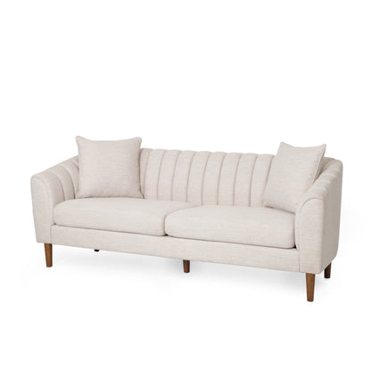 Modern Jeannie Contemporary Fabric 3 Seater Sofa