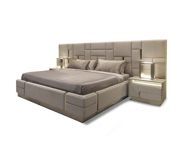 Babylon Bed Set Attached Side Table Bed Set