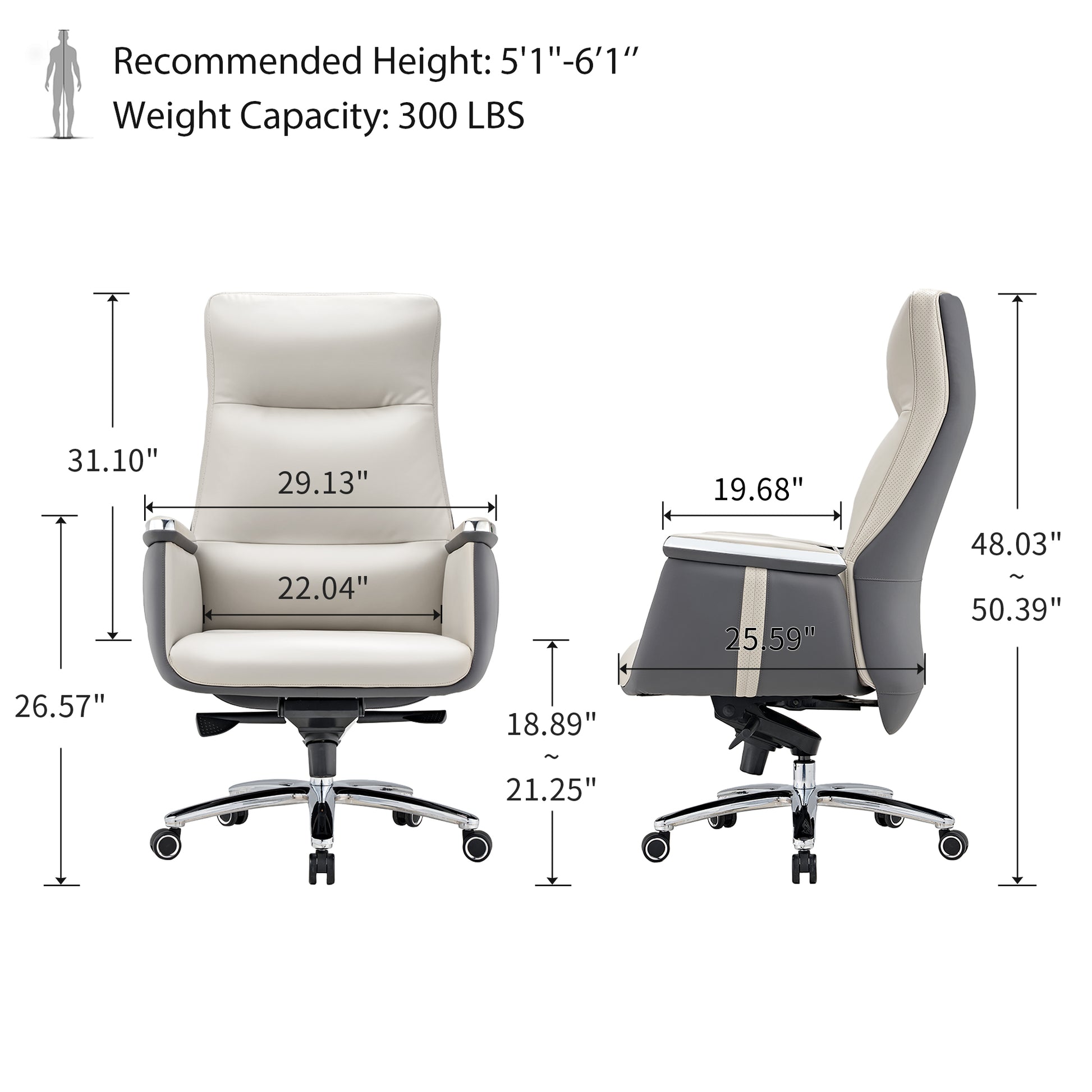 Royal II, High Back Executive Office Chair