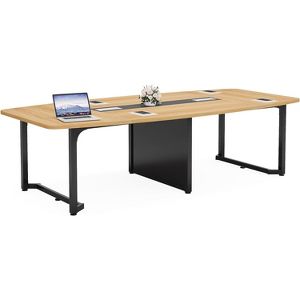 Tribesigns Large Meeting Table, Modern Rectangular Seminar Table