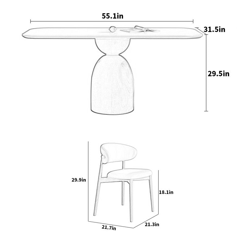 Loribeth 5 - Piece Pedestal Dining Set