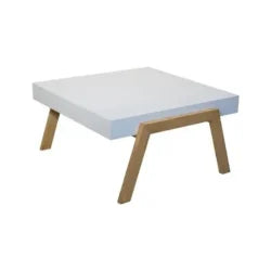 Centre Table in White Top — Buy Wooden Center Table for Living Room