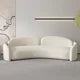 Nordic Style White Sectional Armchair - Comfort & Elegance