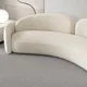 Nordic Style White Sectional Armchair - Comfort & Elegance