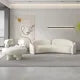 Nordic Style White Sectional Armchair - Comfort & Elegance